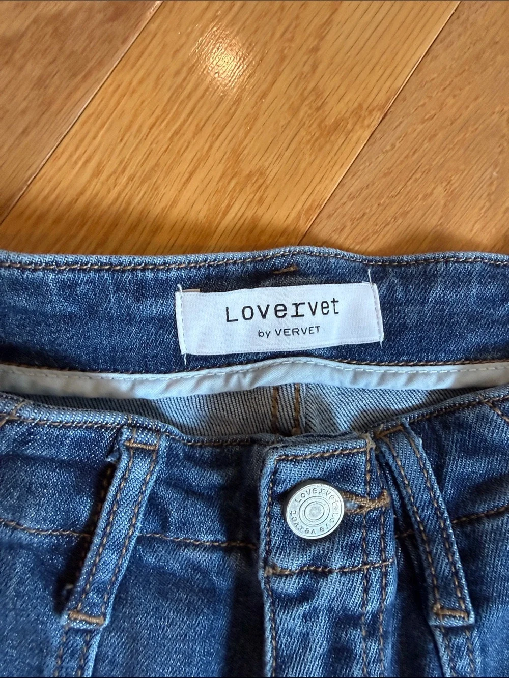Lovervet Straight-Leg Blue Denim Jeans